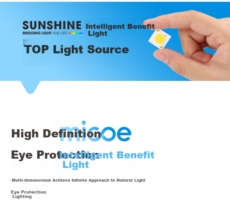 MICOE Full-Spectrum Eye-Protection LED Ceiling Light for Bedroom, Modern Minimalist Ultra-Thin Super Bright LED Children's Room Lighting Fixture 6