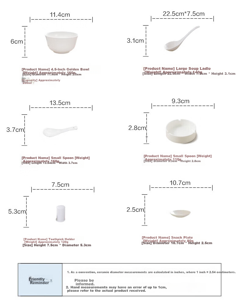 Sky Top Ceramic Dinnerware Set, Bone China Pure White, Dishwasher And Microwave Safe, 8-Person Gift Box Packaging, 38 Pieces 3