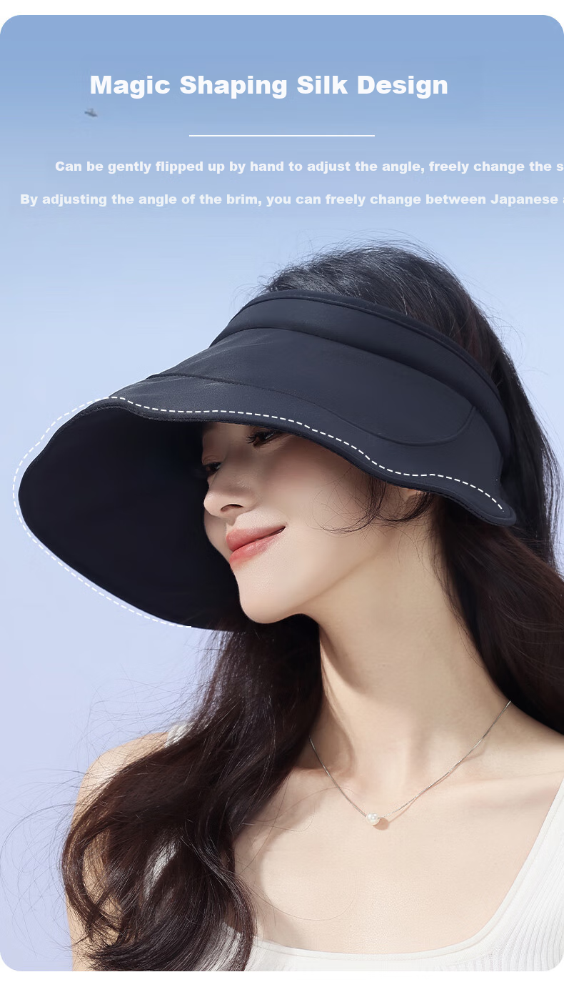 FitonTon Sun Protection Hat for Women, Summer 2026 UV-Resistant Sun Hat, Breathable Visor Cap, Cycling Helmet 6