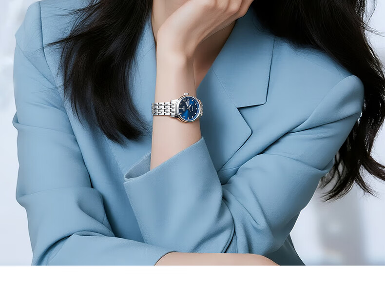 EBOHR Women's Master Series Classic Blue Automatic Mechanical Wristwatch, Birthday And Mid-Autumn Festival Gift, 51879328 6