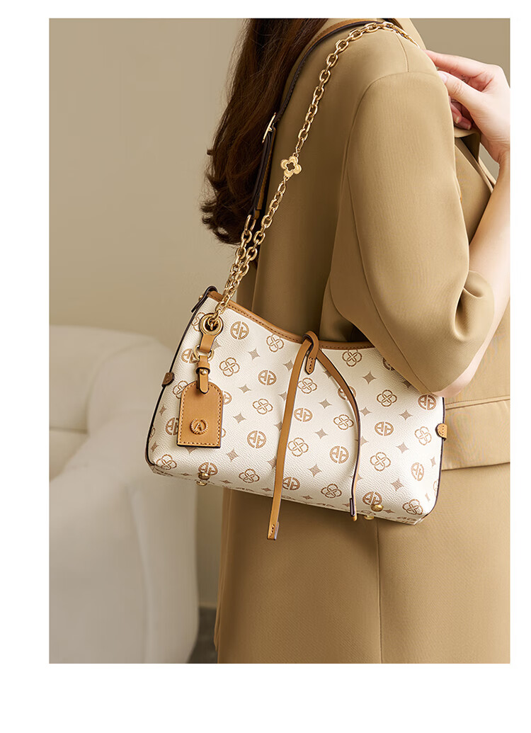 Aokang Women's Trendy Fashion Chic Tote Bag Commuter Versatile Shoulder Bag Birthday New Year Gift for Girlfriend Wife 7