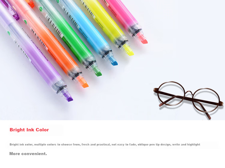 Pentel SXS15 Retractable Highlighter Pen, Marker Pen, Refillable, Telescopic Highlighter Pen 4.5mm Yellow (2-Pack) 2