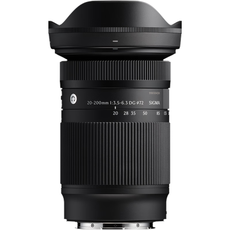 SIGMA 20-200mm F3.5-6.3 DG Contemporary Full-Frame Mirrorless All-in-One Travel Landscape Lens (L-Mount)