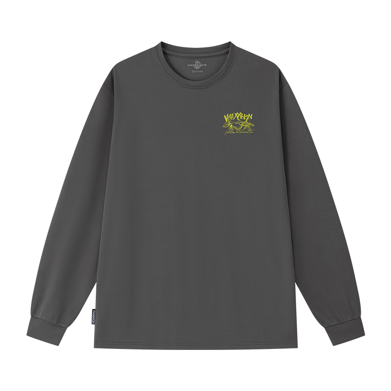 VEIDOORN Men's Long Sleeve United Series Basketball Training Pullover American Retro Sweatshirt Gray 2XL