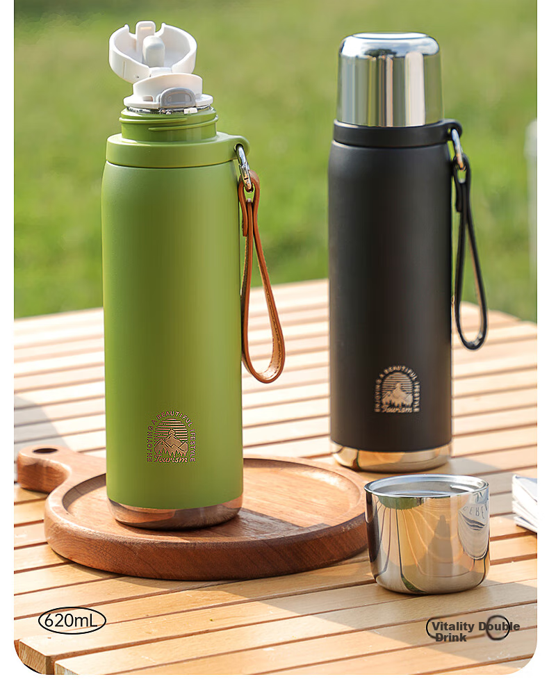 Fuguang Insulated Mug, Large Capacity, 316L Stainless Steel Water Cup, Student Tea Infuser, Cold Tea And Water Thermos, Jingdong Limited Editio 2