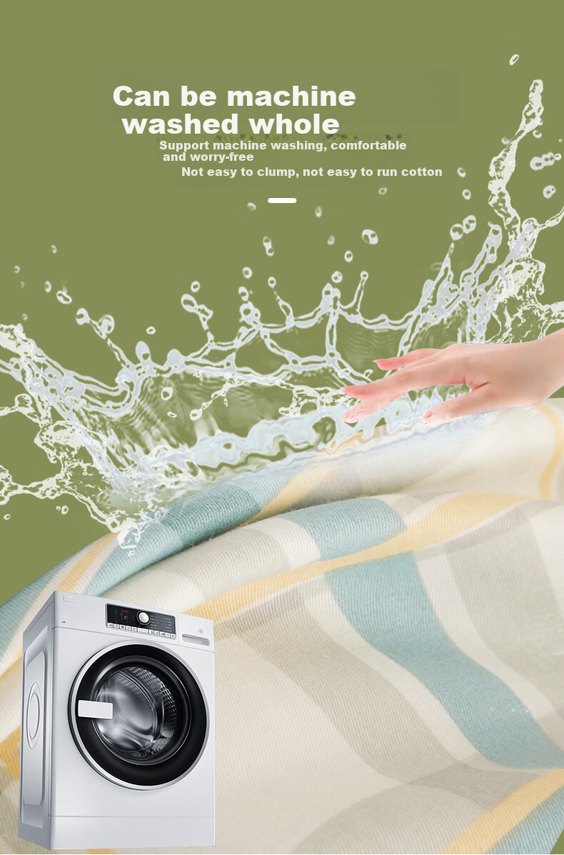 Grace Class A Pure Cotton Fabric Summer Quilt, Air Conditioning Cool Quilt, 2 Jin, 150*200cm, Plaid Patter 6