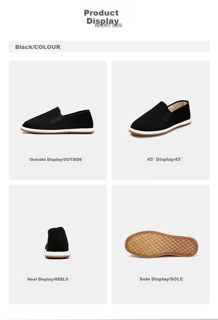 Laomeihua New Men's Old Beijing Cloth Shoes, Fashionable Casual Shoes, [JINGDONG Exclusive], Blue Camel Saddle, Size 41 9