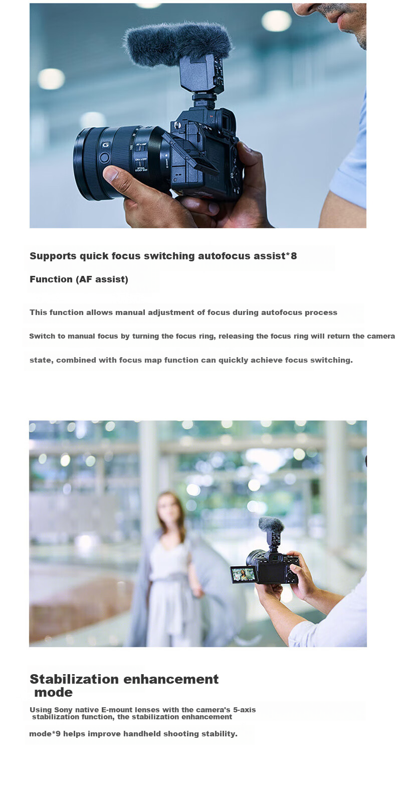 SONY ILCE-7M4 Full-Frame Mirrorless Camera, Professional Creative Appearance Filter, 4K Video Vlog Shooting, A74/α7IV A7M4 Travel Photography Kit 18