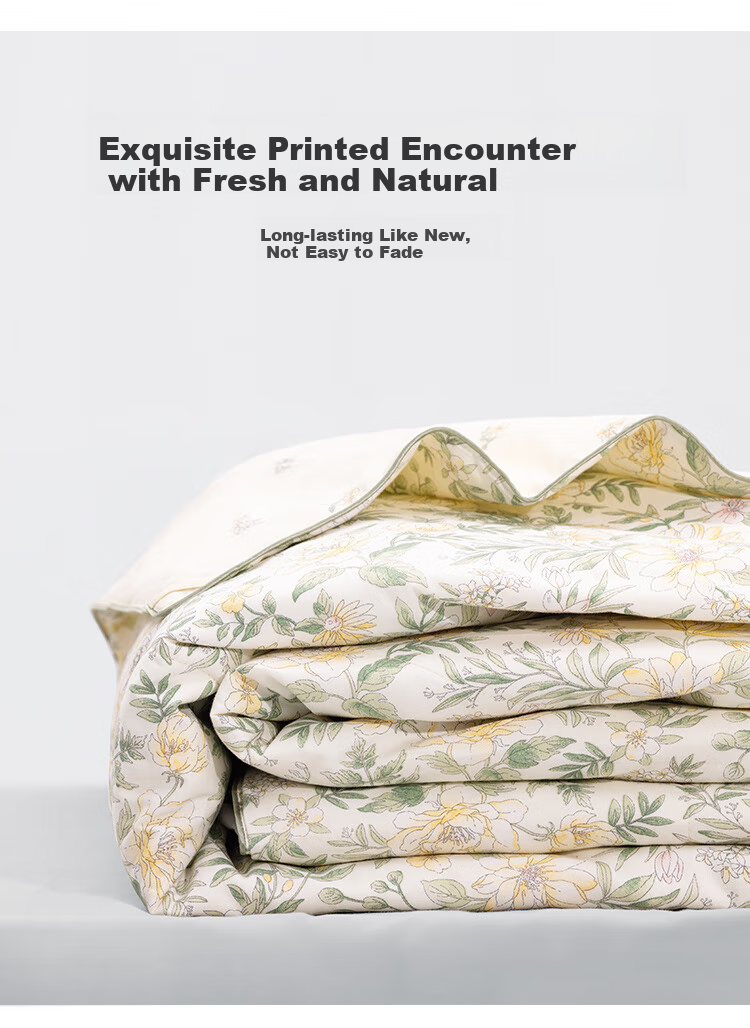 Taihu Snow 100% Silk Summer Quilt Cotton Washable Air Conditioning Quilt Class A Antibacterial Mite-Resistant Thin Summer Blanket 150*210cm 12