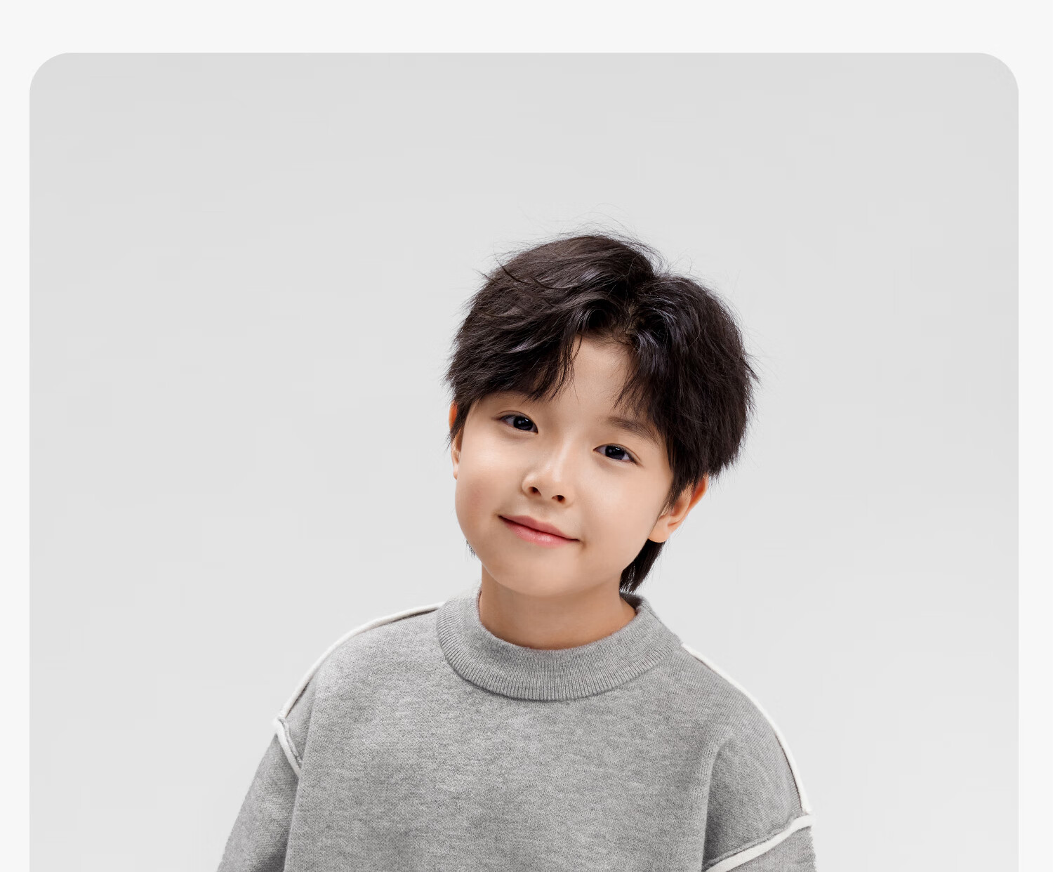 Zuo Xi Boys Sweater Winter 2025 New Children's Pullover Knitwear Imitation Cashmere Black 140cm 11