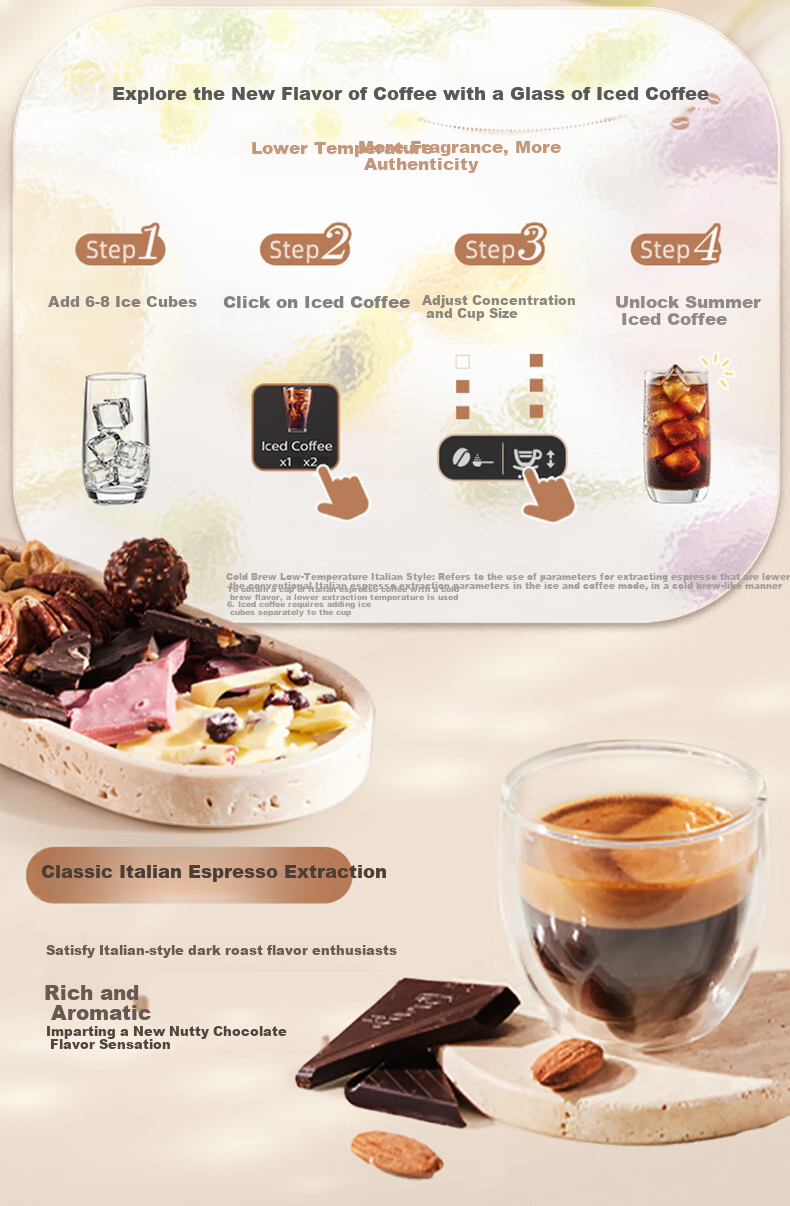 PHILIPS [Wang Kaimu's Choice] Cloud Coffee Machine New 3 Series EP3341/62, Home Use, Fully Automatic Italian Espresso Cold Brew Grinding All-In Coffee Machine 6