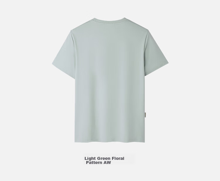 HLA Men's T-Shirt, Summer Mountain Series, Large Size, Cool-Feeling Short Sleeve for Me 9