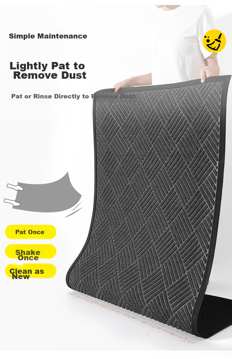 Boneng Commercial High-End Entrance Door Mat, Outdoor Entrance Carpet, Foot Mat, Indoor Doorway Mat, Rubber Mat, 60x90cm 10