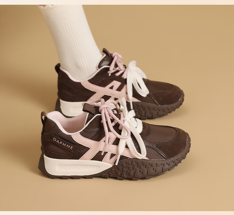 DAPHNE Women's Height Increasing Shoes 2026 New Spring Fashion Casual Thick Sole Breathable Sports Training Shoes 15