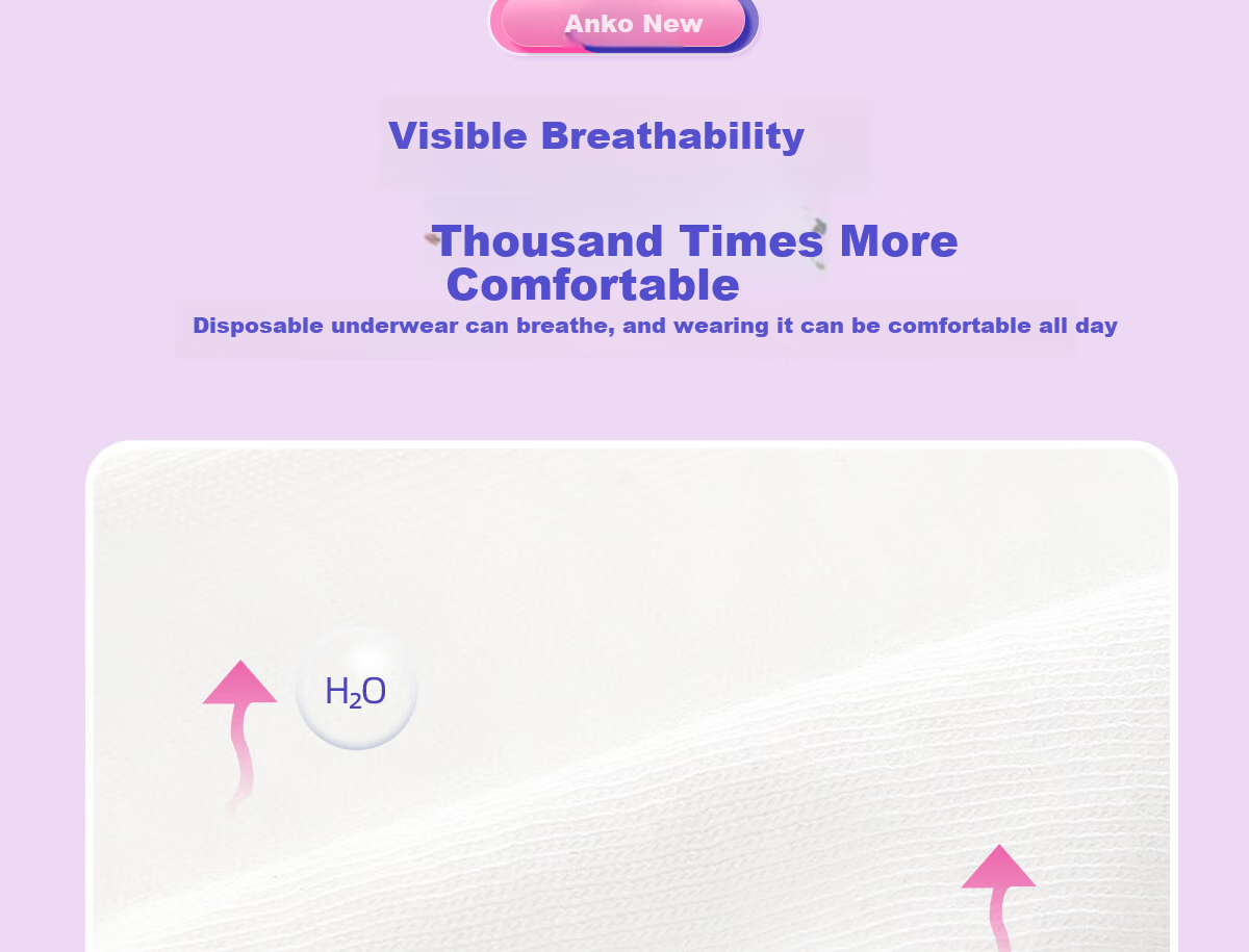 Ankexin Maternity Disposable Underwear for Women, Pure Cotton Sterilized Travel Panties, Individually Wrapped Daily Disposable No-Wash XL Size 15 Pieces 12