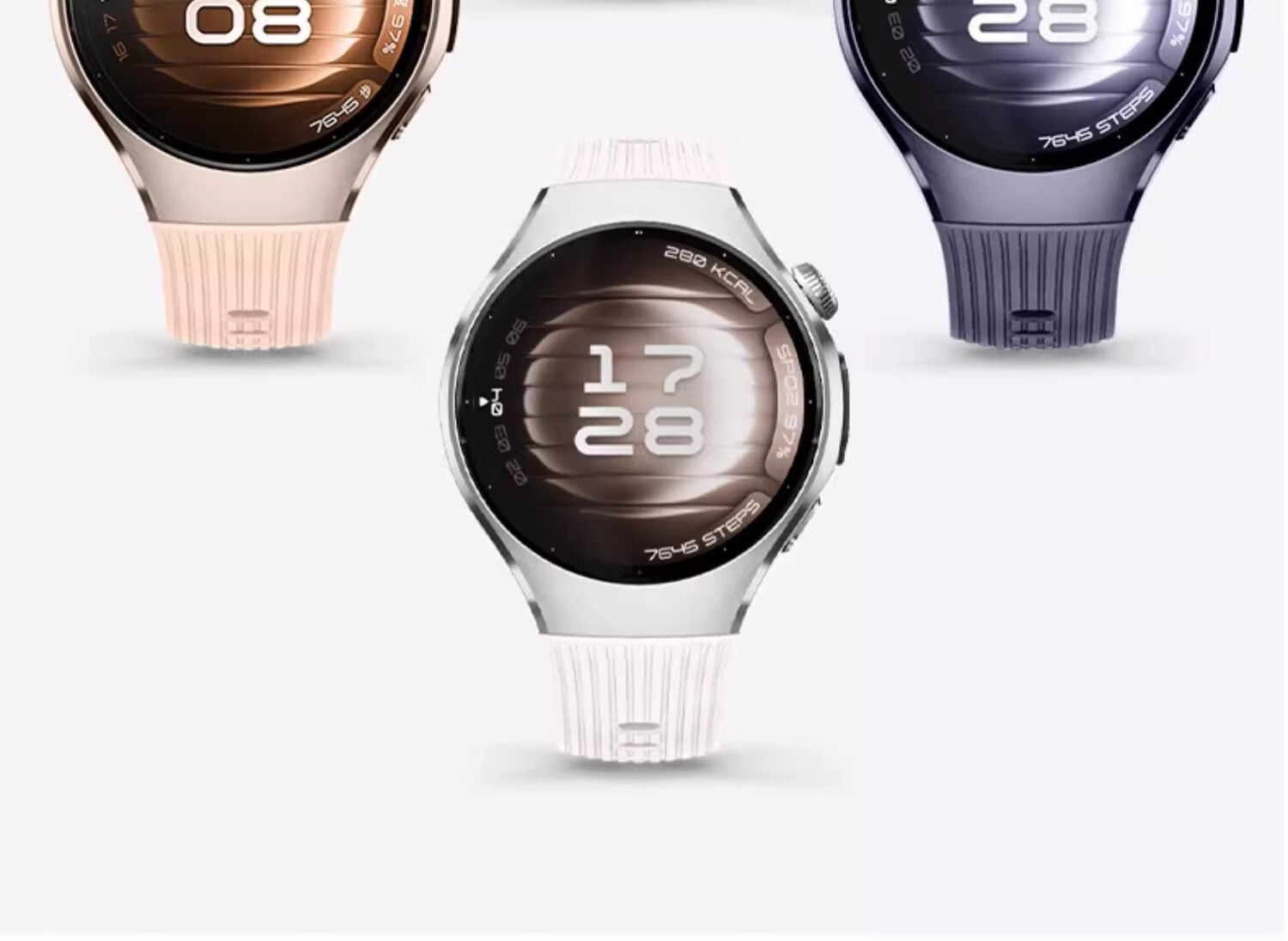 Watchbond Huawei Watch 5 46mm Men's Strap Sky Black Quick-Release Silicone Band Seamless Smart Sports Wristband 4