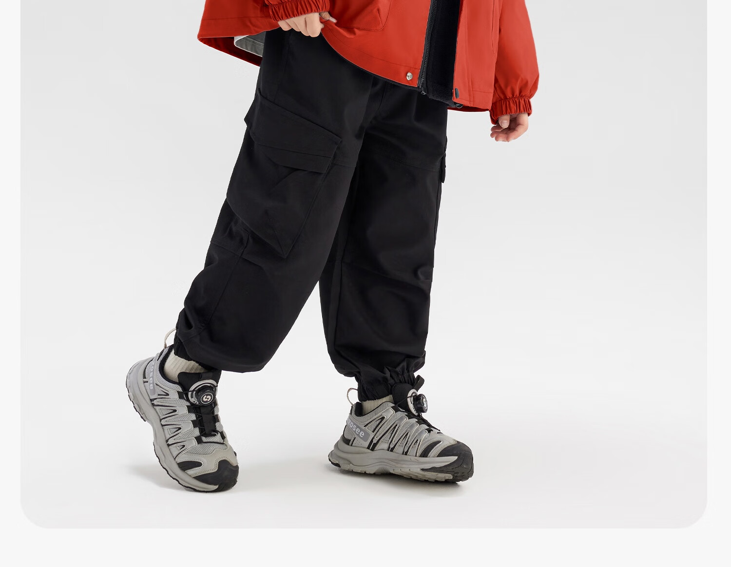 Zuo Xi Kids Children's Softshell Jacket 2025 New Autumn Boys Windproof Waterproof Coat Red 140 24
