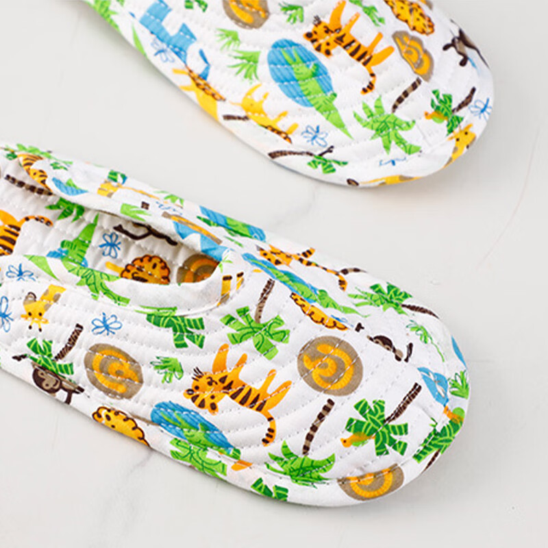 FOOTOPPO Fabric Sole Slippers for Crawling Mat, Adult Shoe Covers, Summer Indoor Floor Mat Shoes