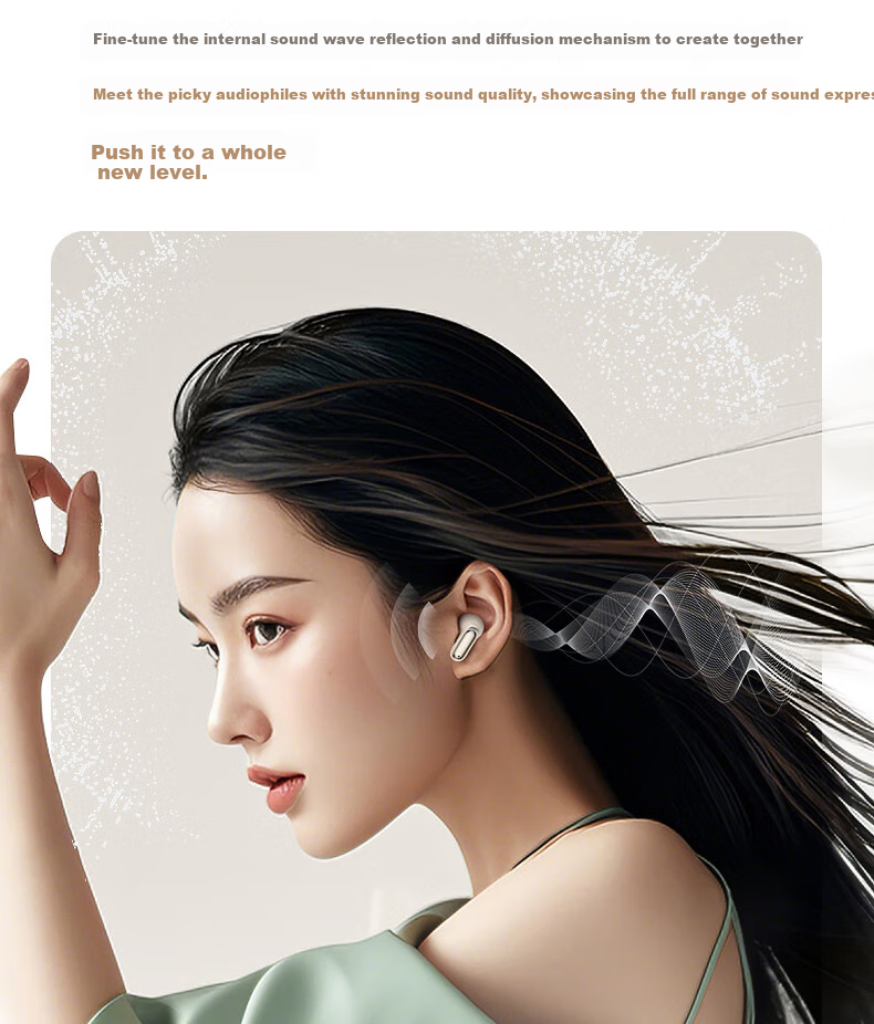 IKF Fly Max True Wireless Bluetooth Headphones with Active Noise Cancellation, Ultra-Wideband In-Ear Design, HiFi Sound Quality for Music, Sports And Gaming, Compatible with Huawei, Xiaomi, Apple, Elegant White 8