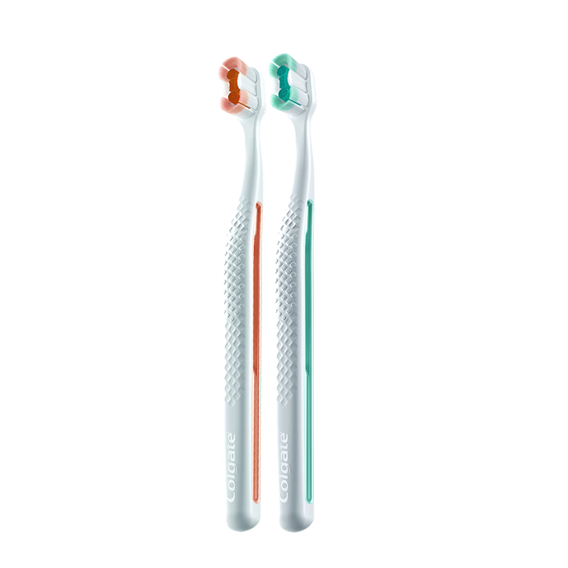 Colgate 360° Specialized Sensitive Multi-Effect Toothbrush *2 Adult Toothbrushes for Anti-Tartar And Sensitive Teeth, Tongue Coating Brush for Men And Wome