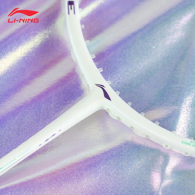 Li-Ning Badminton Racket Thunder 80 Light Wang Xianxuan's Signature Model Full Carbon Single Racket Professional Competition Grade Racket 4U Single Racket