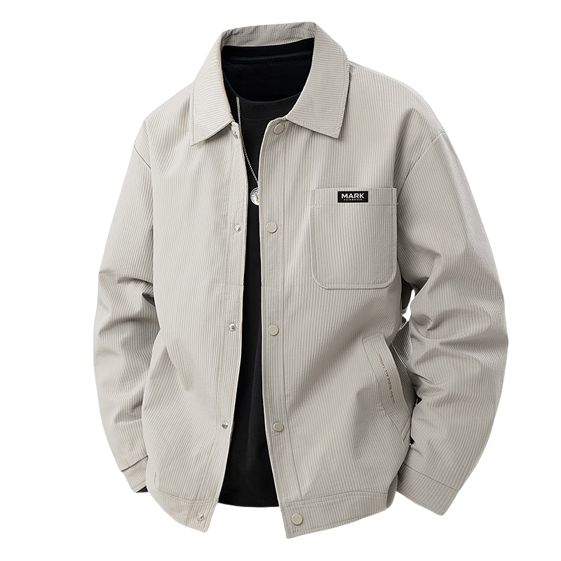 FAIRWHALE Men's Jacket Workwear Coat Autumn Winter 2025 New Popular Spring Autumn Men's Top XL Khaki