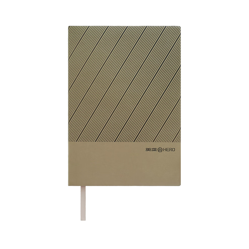 HERO New A5 Business Notebook Thickened Hard Cover Soft Leather Simple High-End Gift Meeting Portable Office Stationery Lined Detachable Diary Journal Binder