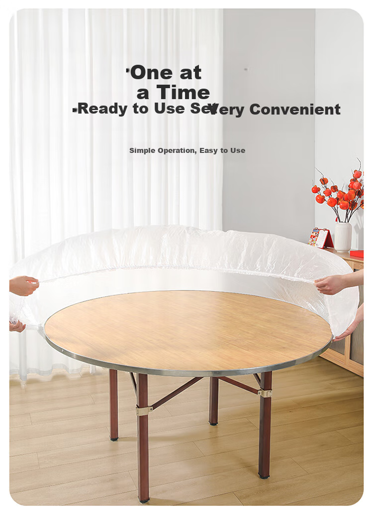 MARYYA Disposable Table Covers, 10 Pieces, High-End Waterproof Tablecloths, Thickened Plastic Table Covers for Dining Tables And Coffee Tables, Oil-Resistant 4
