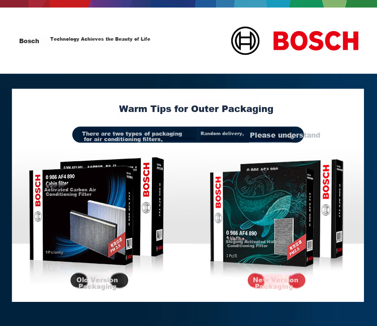 BOSCH Air Conditioning Filter 4890 for Volvo XC60, S60, LVS80, Jaguar EPACE, Land Rover Range Rover Evoque, Discovery Sport 1
