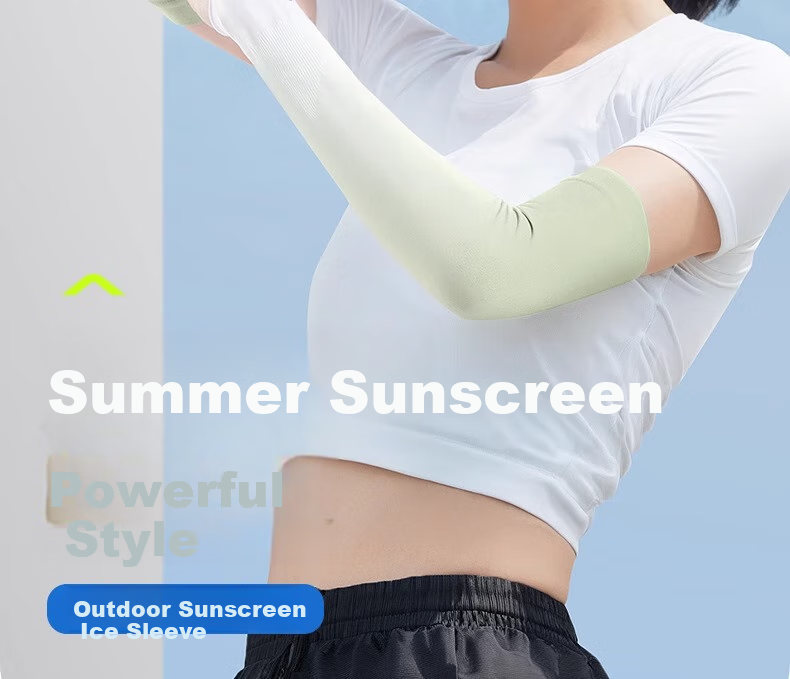 Li-Ning Ice Sleeves for Men And Women, Sun Protection Ice Silk Arm Sleeves, Gradient Men's UV Protection, 2026 New Cycling Arm Guards for Women, Summer 2