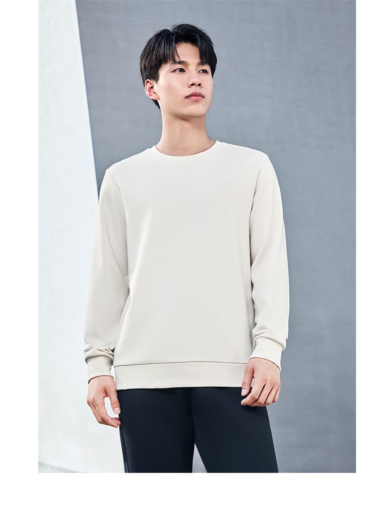 Xtep Men's Sports Hoodie Fashionable Versatile Outdoor Pullover Trendy Student Sweatshirt 15