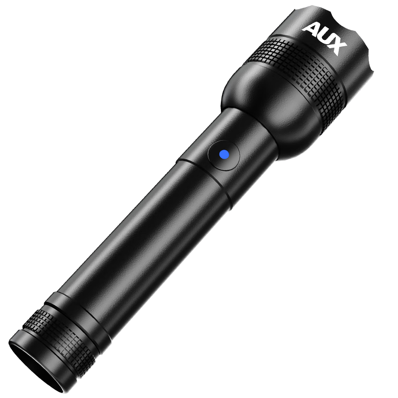 AUX Flashlight, Compact And Portable, New Mini Model with Strong Light, Rechargeable, for Home Use, Hiking, Night Climbing, Long Battery Life, Zhazhile