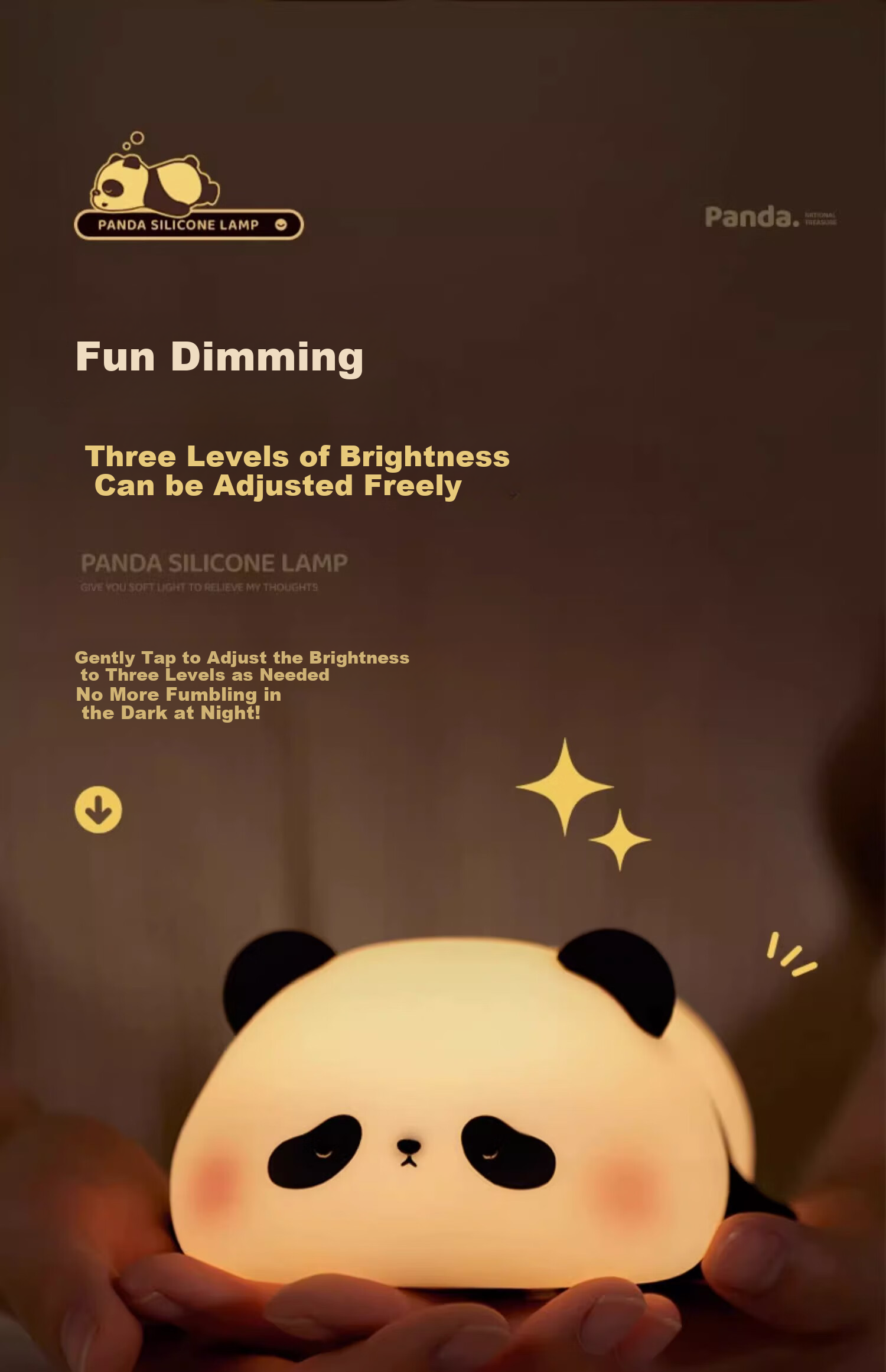 Kufire Night Light, Bedroom Sleep Lamp, Bedside Lamp, Children's Eye Protection, Baby Feeding Light, Tap Light, Practical And Stylish, Gift for Girls 11