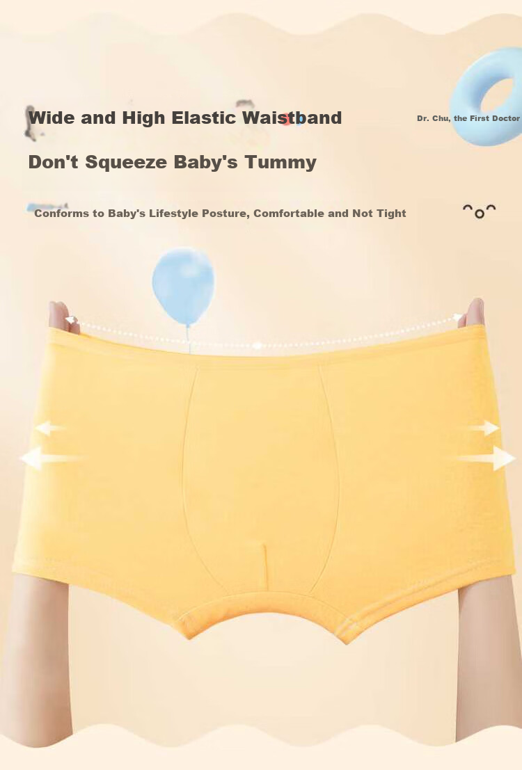 CHUYISHENG Children's Disposable Underwear, Girls' Travel Daily-Use Boxer Briefs, Antibacterial Pure Cotton, No-Wash Sterilized, Lint-Free 6