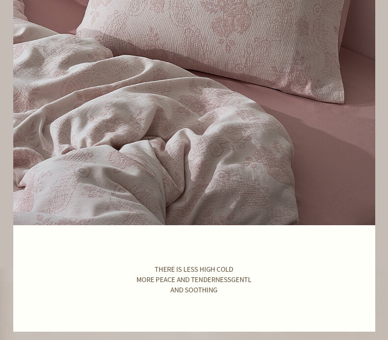 JIEBO 60-Piece Pure Cotton Bedding Set, All-Cotton Brushed Four-Piece Set, Class A Long-Staple Cotton, High-End Luxury Bedsheet Style, for 2.0/2.2 Meter Bed, Duvet Cover 220×240cm 3