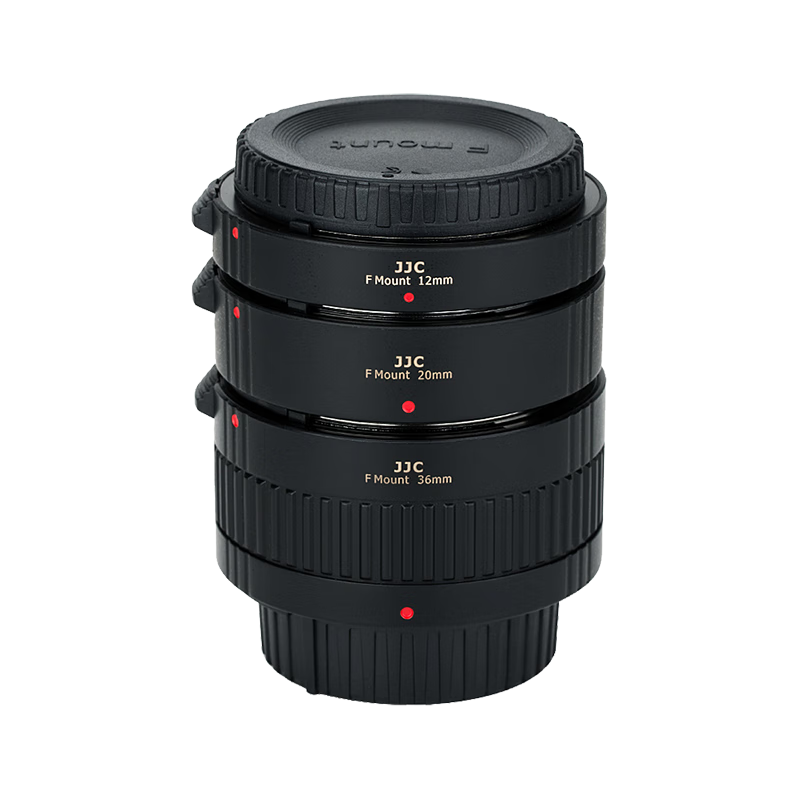 JJC Close-Up Lens Adapter Ring Macro Extension Tube F Mount for Nikon D7200 D7500 D810 D610 D850 D5600 D5300 D750 D5 D4S