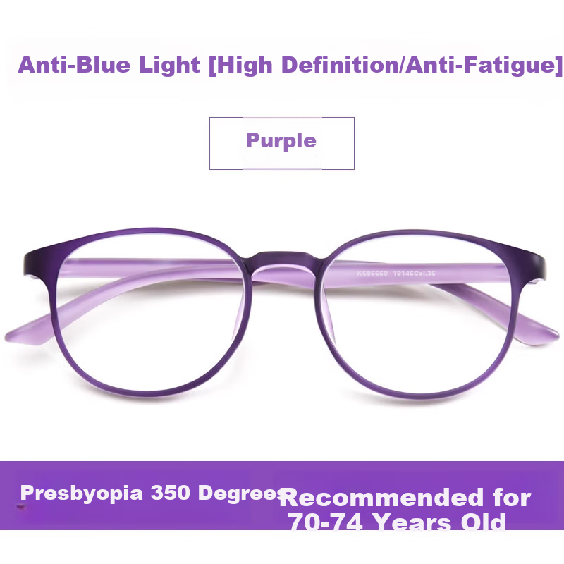 Chuangguo Imported Reading Glasses for Women, Anti-Blue Light Radiation, High Definition, Super Brand, Bifocal, Auto-Focus, Genuine Product with Prescription Lenses