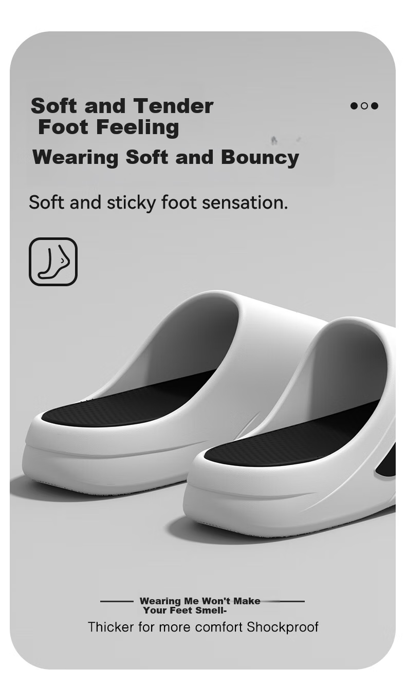 YUZHAOLIN Men's Slippers, Fashionable Sports Beach Outdoor Wear, Comfortable Sandals, YG122, Black, Size 42-43 5