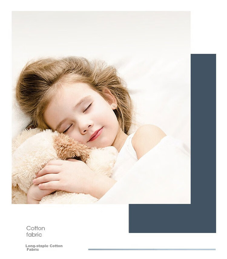 Yuanshenghuo Pure Cotton Class A Pillowcase Set of Two, 100% Cotton Oil-Proof And Sweat-Proof Pillow Cover, Extra Large And Thick, Blue, 50x80cm 8