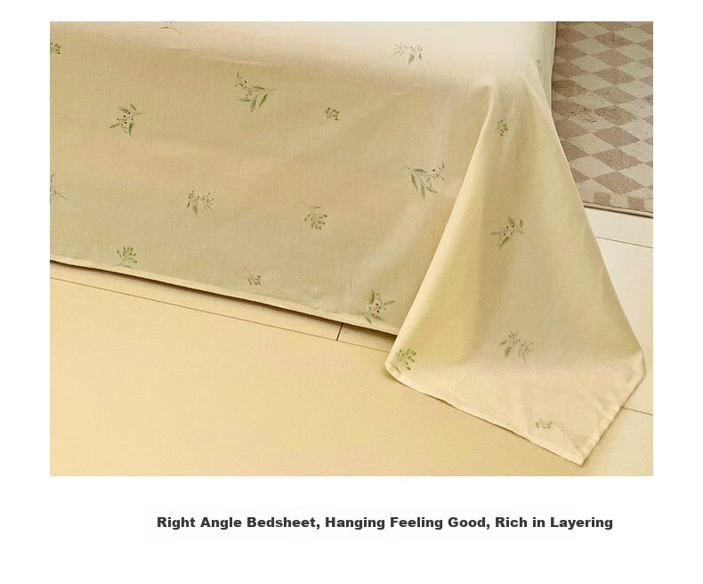 Hodo Cotton Bedding Set for 1.5/1.8m Bed, Home Use Double Bed Cover, Bed Sheet, Pillowcases, 100% Pure Cotton, Dream Island Patter 15