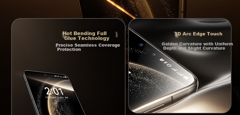 Benks (Benks) [3D Hot Bending] Corning Tempered Glass Screen Protector for Huawei Mate70 Pro/Pro+, Mate70Pro/RS Phone Film, High-Definition Curved Full-Adhesive Extraordinary Master Protective Film 5