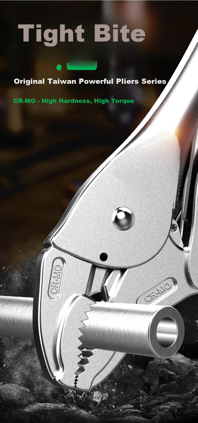 LAOA Old A Round-Nose Pliers, Two-Gear Wide-Jaw Gripping Pliers, Repair Pliers, Pressure Pliers, 10 Inches, LA320410 1