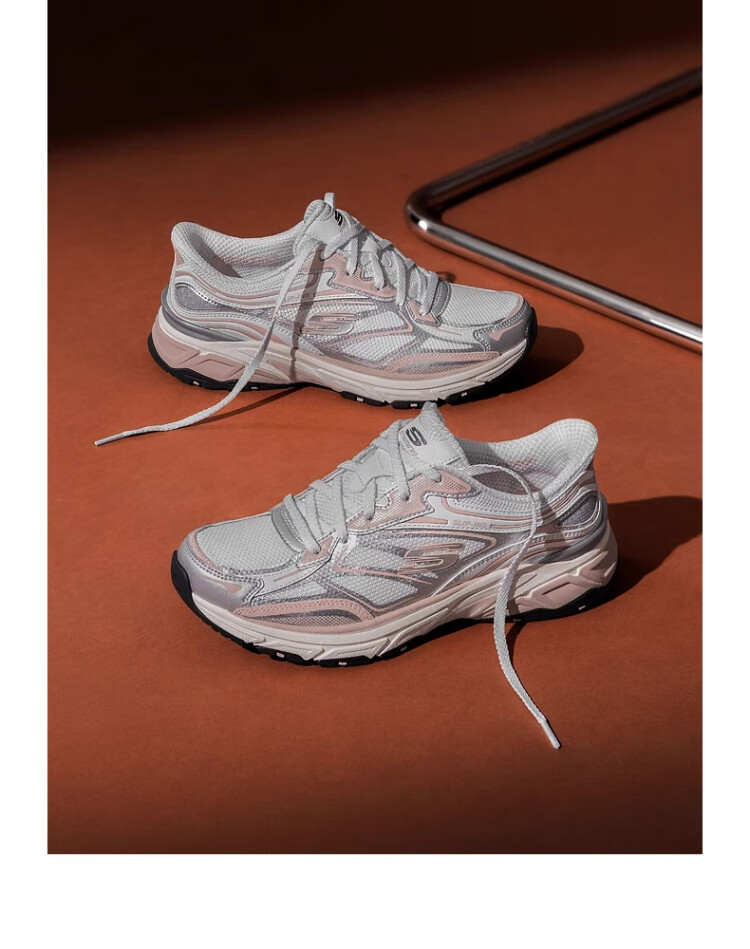 Skechers Silver Wing Women's Dad Shoes Casual Fashion Comfortable Height Increasing Sneakers 150711 45