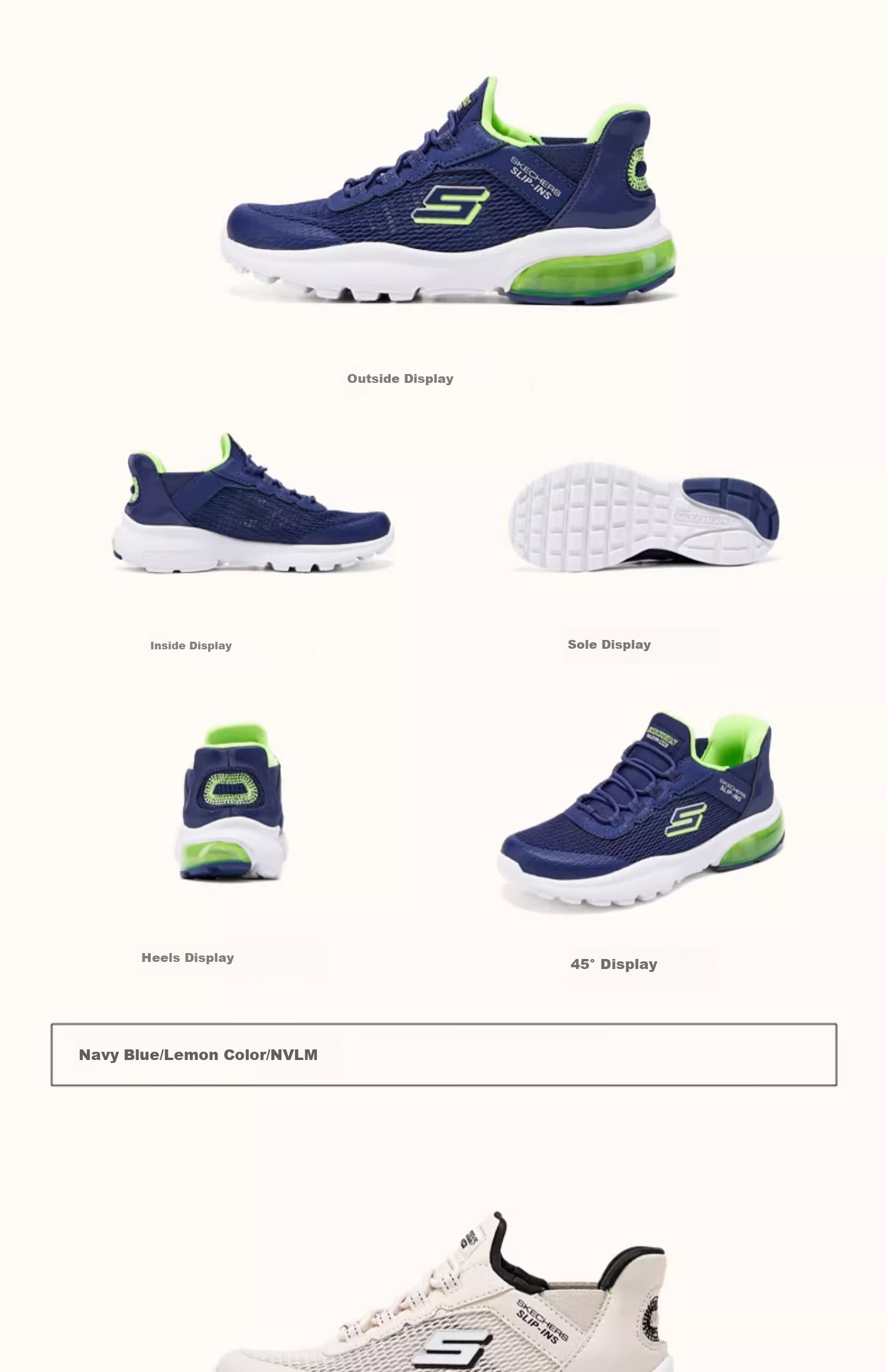 Skechers Kids' Slip-On Sneakers, Fashionable Casual Shoes for Boys, Breathable Sports Shoes for Spring And Autumn, Model 403834L 17