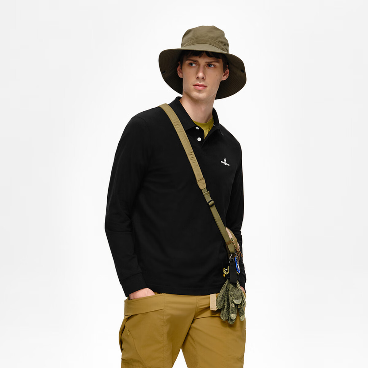 Biyinlefen [Long Staple Cotton] 2025 Autumn New Casual Light Business Simple Multi-color Skin-friendly Long Sleeve Polo Shirt for Men