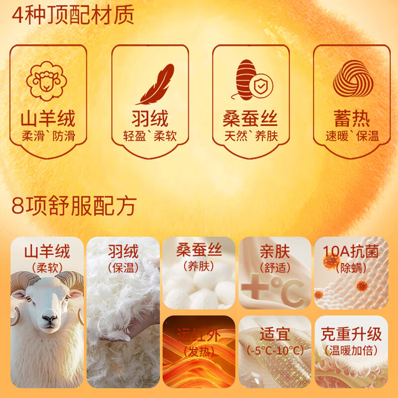 LangSha Women's Thermal Underwear Set Autumn Winter Warm Down Cashmere Silk Fleece Lined Top and Bottom Thermal Base Layer Set
