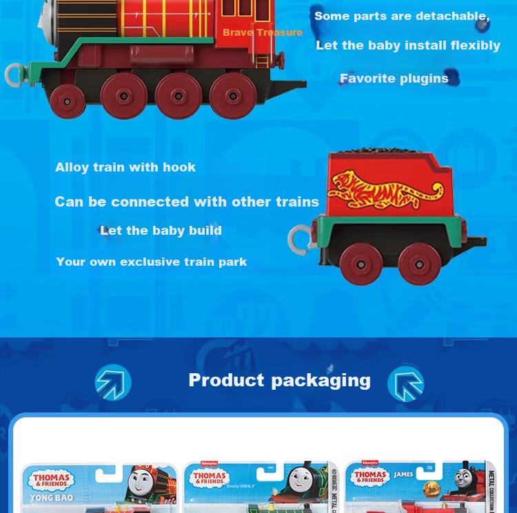 THOMAS&FRIENDS (Random Old Or New Style, 1 Train) Birthday Gift Train - Medium Alloy Small Train JHK84 14