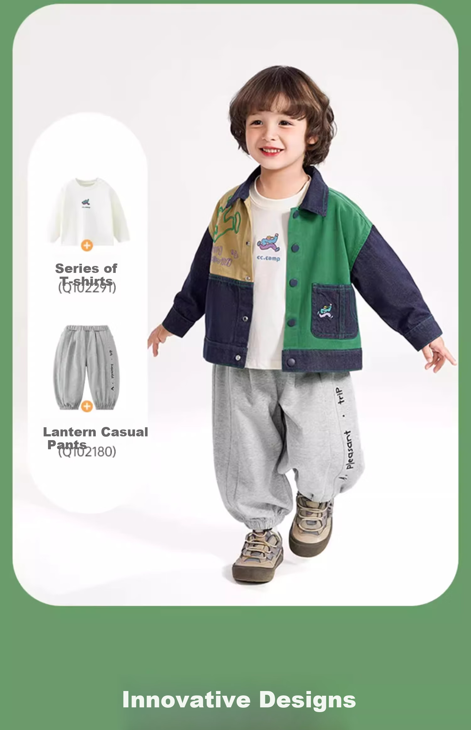 Ciciibear [Color-Fast] Ciciibear Children's Denim Jacket for Boys, Spring And Autumn Style 2024 New Collection, Baby Autumn Clothing, Toddler Wear 4