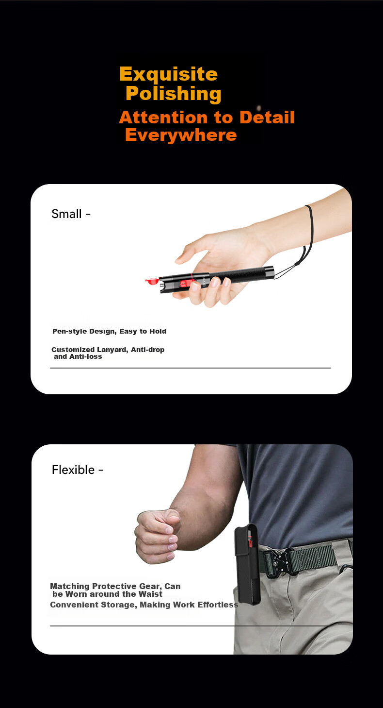 BIAZE Fiber Optic Adapter Telecom Grade FC-LC Red Light Pen Round to Square Converter Optical Power Meter Red Light Integrated Extension Connector Coupler FC Male to LC Female 9