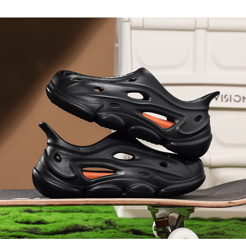 Jeep Unisex Casual Clog Shoes Couple Matching Sports Outdoor Driving Shoes Beige Orange Size 41 16
